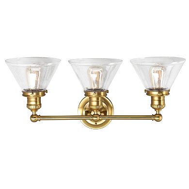 Design House Augustin Transitional Indoor Dimmable 3-Light Bathroom Vanity Light Fixture