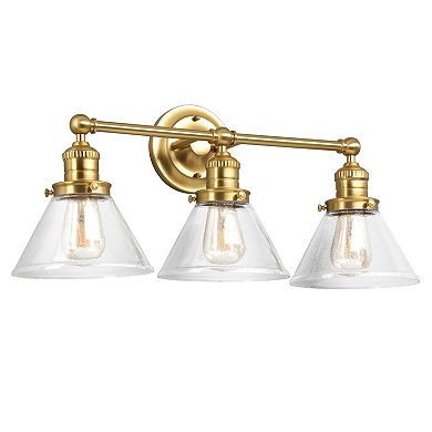 Design House Augustin Transitional Indoor Dimmable 3-Light Bathroom Vanity Light Fixture