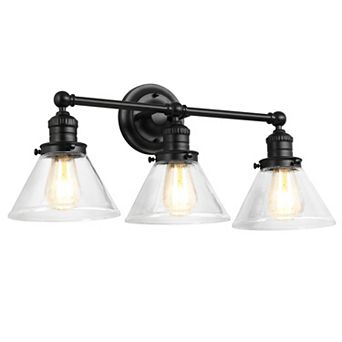 Design House Augustin Transitional Indoor Dimmable 3-Light Bathroom Vanity Light Fixture