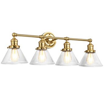 Design House Augustin Transitional Indoor Dimmable 4-Light Bathroom Vanity Light Fixture