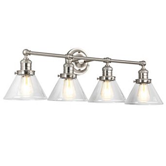 Design House Augustin Transitional Indoor Dimmable 4-Light Bathroom Vanity Light Fixture