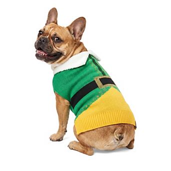 Buddy The Elf Dog Sweater Costume