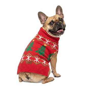 WOOF® Christmas Tree & Snowflake Pet Sweater