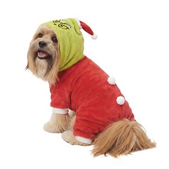 Dr. Seuss The Grinch Red Grinch Dog Pajamas