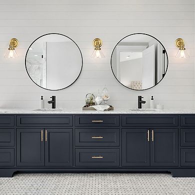 Design House Augustin Transitional 1-Light Indoor Dimmable Wall Light Fixture