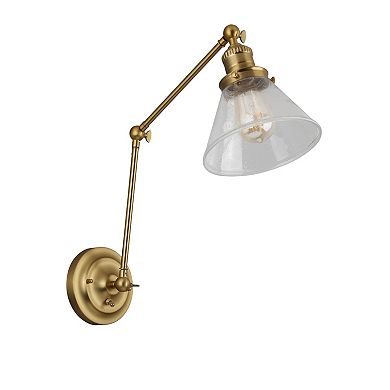 Design House Augustin Swing Arm Wall Mount 1-Light Indoor Wall Sconce