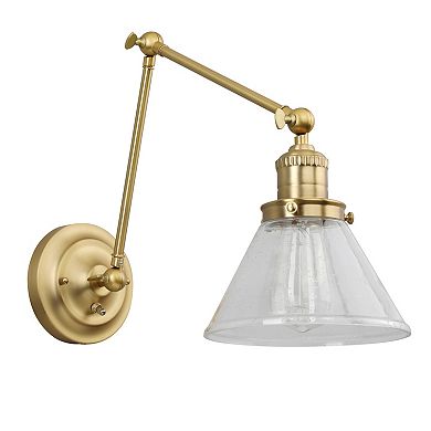 Design House Augustin Swing Arm Wall Mount 1-Light Indoor Wall Sconce