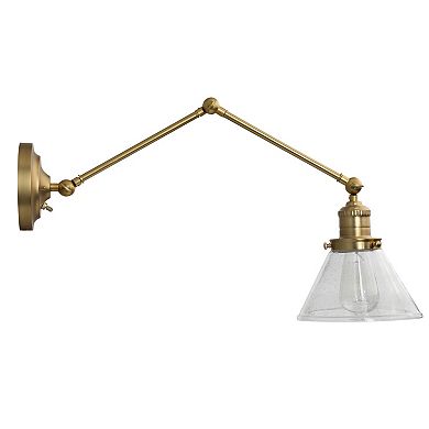 Design House Augustin Swing Arm Wall Mount 1-Light Indoor Wall Sconce