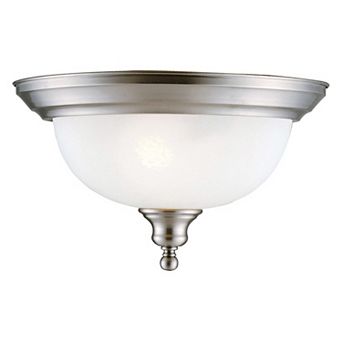 Design House Bristol Traditional 2-Light Indoor Flush Mount Dimmable Ceiling Light