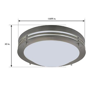 Design House Traditional 2-Light Indoor 14-inch Dimmable Ceiling Light