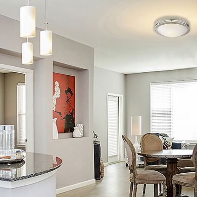 Design House Traditional 2-Light Indoor 14-inch Dimmable Ceiling Light