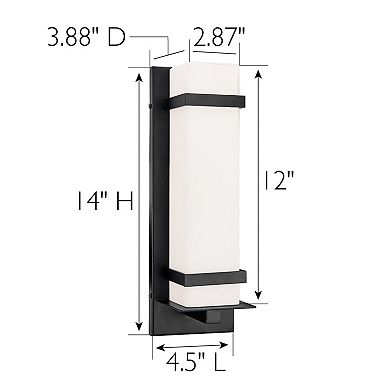 Design House Davis 1-Light Indoor/Outdoor ADA Compliant Wall Light