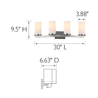 Design House Desta Transitional Indoor 4-Light Vanity Light
