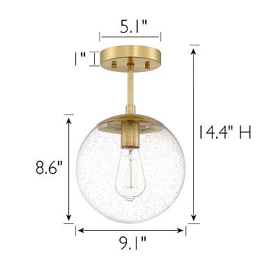 Design House Gracelyn Semi Flush Mount Ceiling Light