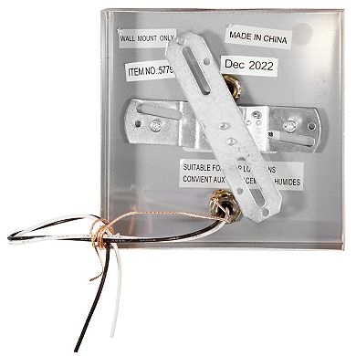 Design House Dove Creek Wall Light Sconce – Dimmable with Frosted Glass for Hallway, Bathroom, Foyer, Bedroom – Polished Chrome – Design House, 589663