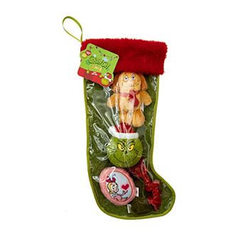 Dr. Seuss The Grinch 5 pc Dog Toy Gift Stocking Set