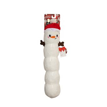 WOOF® Multi-Squeaker Snowman Plush Dog Toy