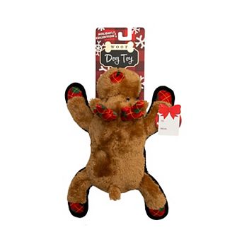 WOOF® Flannel Moose Plush Dog Toy