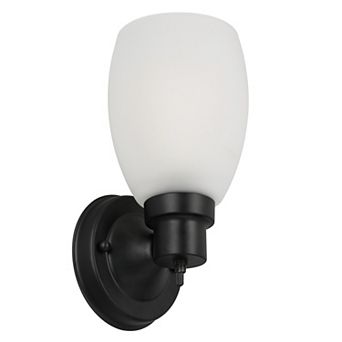 Design House Lydia Dimmable Frosted Glass Shade Wall Sconce