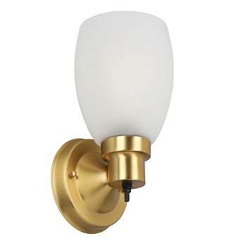 Design House Lydia Dimmable Frosted Glass Shade Wall Sconce