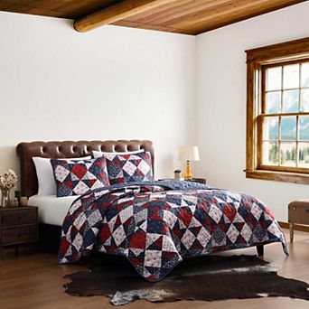 Wrangler Rodeo Patchwork Quilt Set