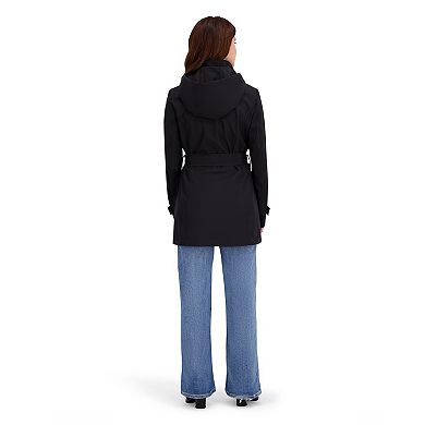 Women's Nautica Rain Bonded Belted Jacket