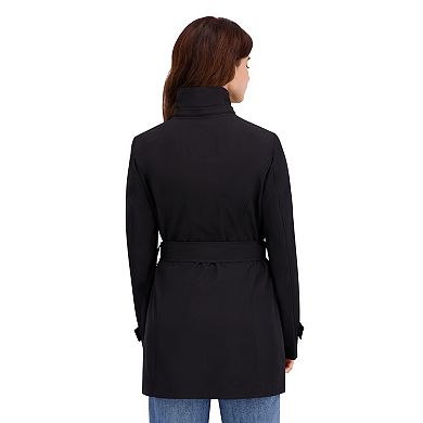 Women's Nautica Rain Bonded Belted Jacket