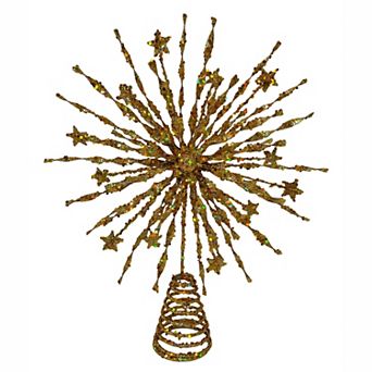 St. Nicholas Square® Glitter Star Burst Christmas Tree Topper
