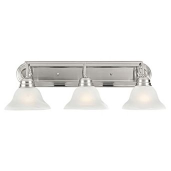 Design House Dimmable 3-Light Vanity Light with Frosted Glass