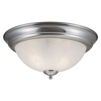 Design House Traditional Dimmable 2-Light Flush Mount Ceiling Light Fixture