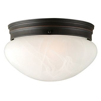 Design House Traditional Dimmable 2-Light Indoor Flush Mount Ceiling Light Fixture