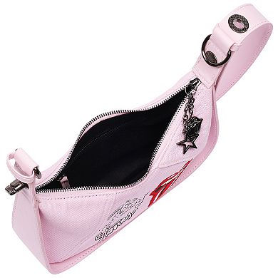 The Rolling Stones Tongue Logo Mini Hobo Bag