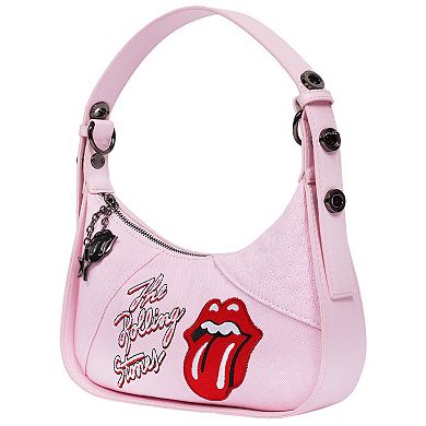 The Rolling Stones Tongue Logo Mini Hobo Bag
