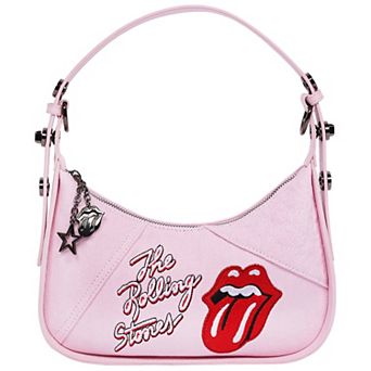 The Rolling Stones Tongue Logo Mini Hobo Bag
