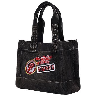 The Rolling Stones Denim Patch Mini Tote Bag
