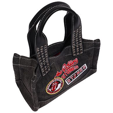 The Rolling Stones Denim Patch Mini Tote Bag