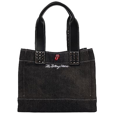 The Rolling Stones Denim Patch Mini Tote Bag