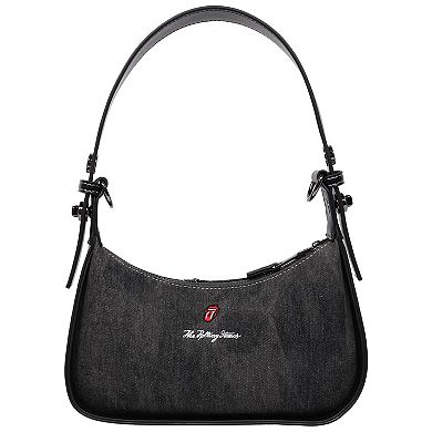 The Rolling Stones Patchwork Denim Shoulder Bag