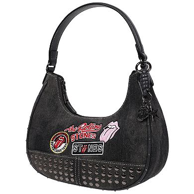 The Rolling Stones Patch Hobo Bag
