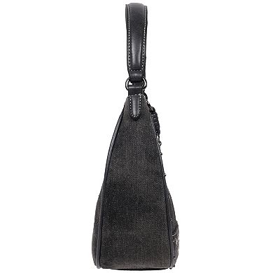 The Rolling Stones Patch Hobo Bag
