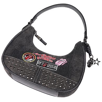 The Rolling Stones Patch Hobo Bag