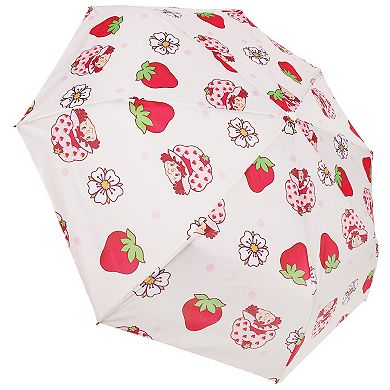 Strawberry Shortcake Floral Allover Print Automatic Open/Close Umbrella