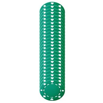 25 Pack Non-Denominated Poker Chips for Home Game Night Set