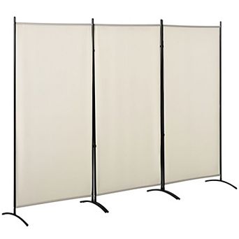 3-Panel Adjustable Room Divider with Dual Hinges for Flexible Layouts