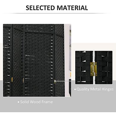 Lightweight 8-Panel Folding Room Screen for Bedrooms, Living Rooms, or Dorms