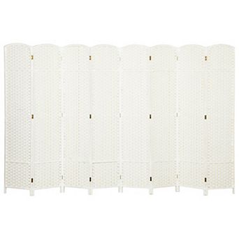 Folding Room Divider Screen with Polypropylene Panels for Living Rooms or Offices