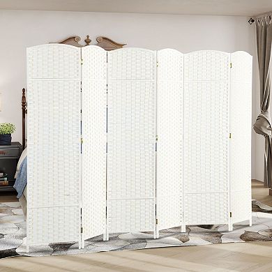 Folding Room Divider Screen with Polypropylene Panels for Living Rooms or Offices