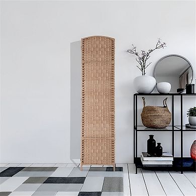 4 Panel Folding Room Divider Privacy Screen for Studio Apartment Home Office