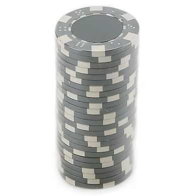 25 Pack Dice Pattern Poker Chips Clay Composite for Game Night and Tournaments