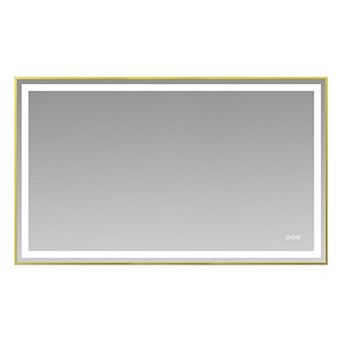 LED Bathroom Mirror with Front Back Lights